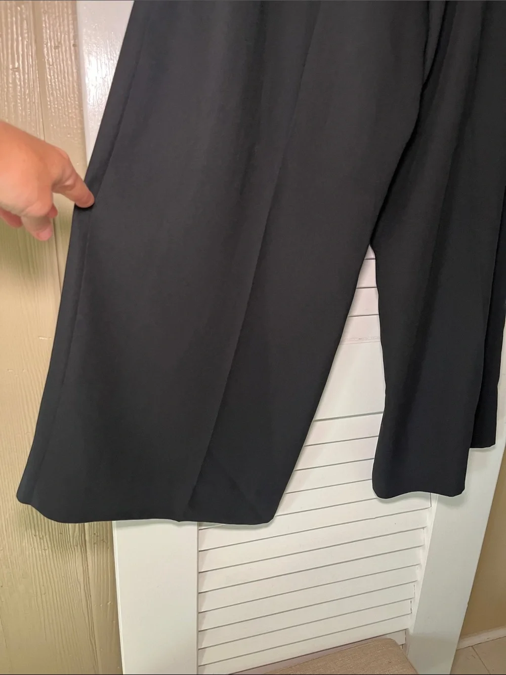 Banana Republic Black Wide Leg Dress Slacks